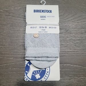 🧦 NWT Birkenstock Cotton Bling Ajour White Socks 🧦